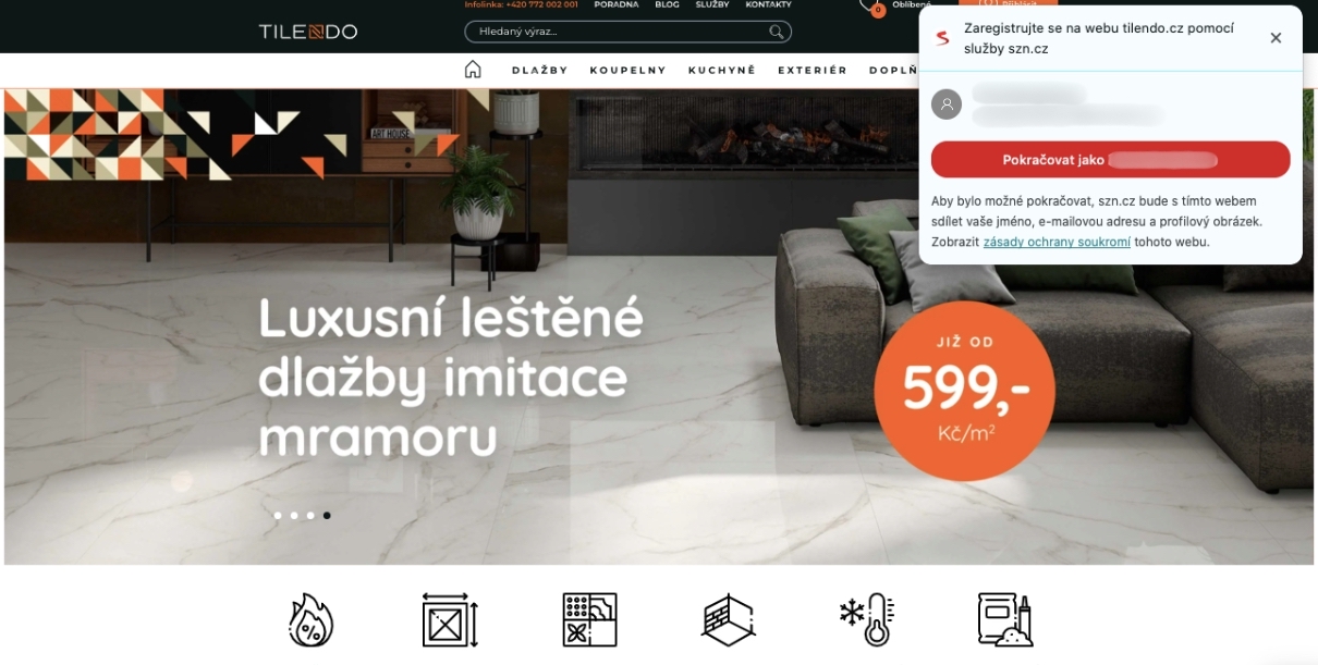 FedCM v praxi na e-shopu TILENDO