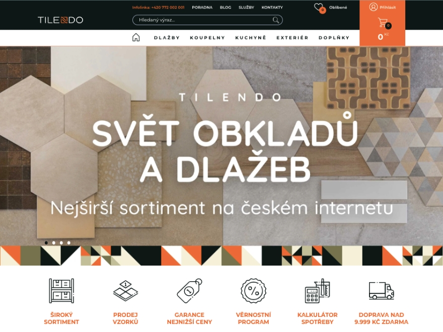 Nový e-shop TILENDO